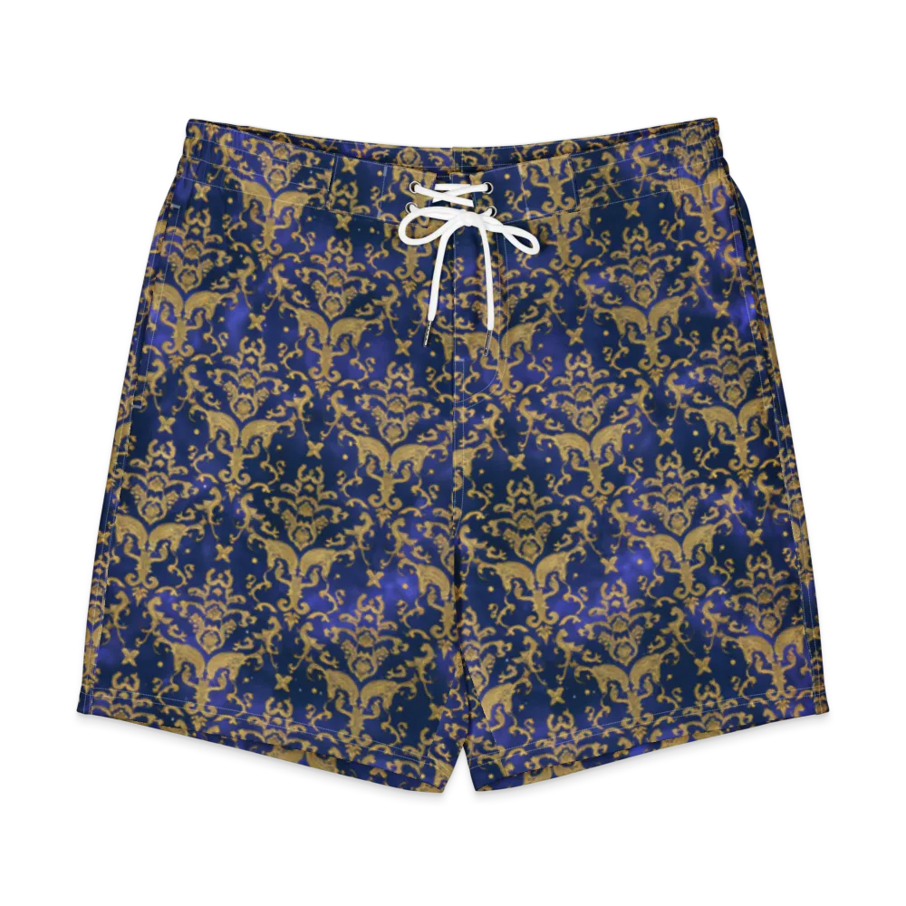 Royal Filigree on Men's Board Shorts — Front