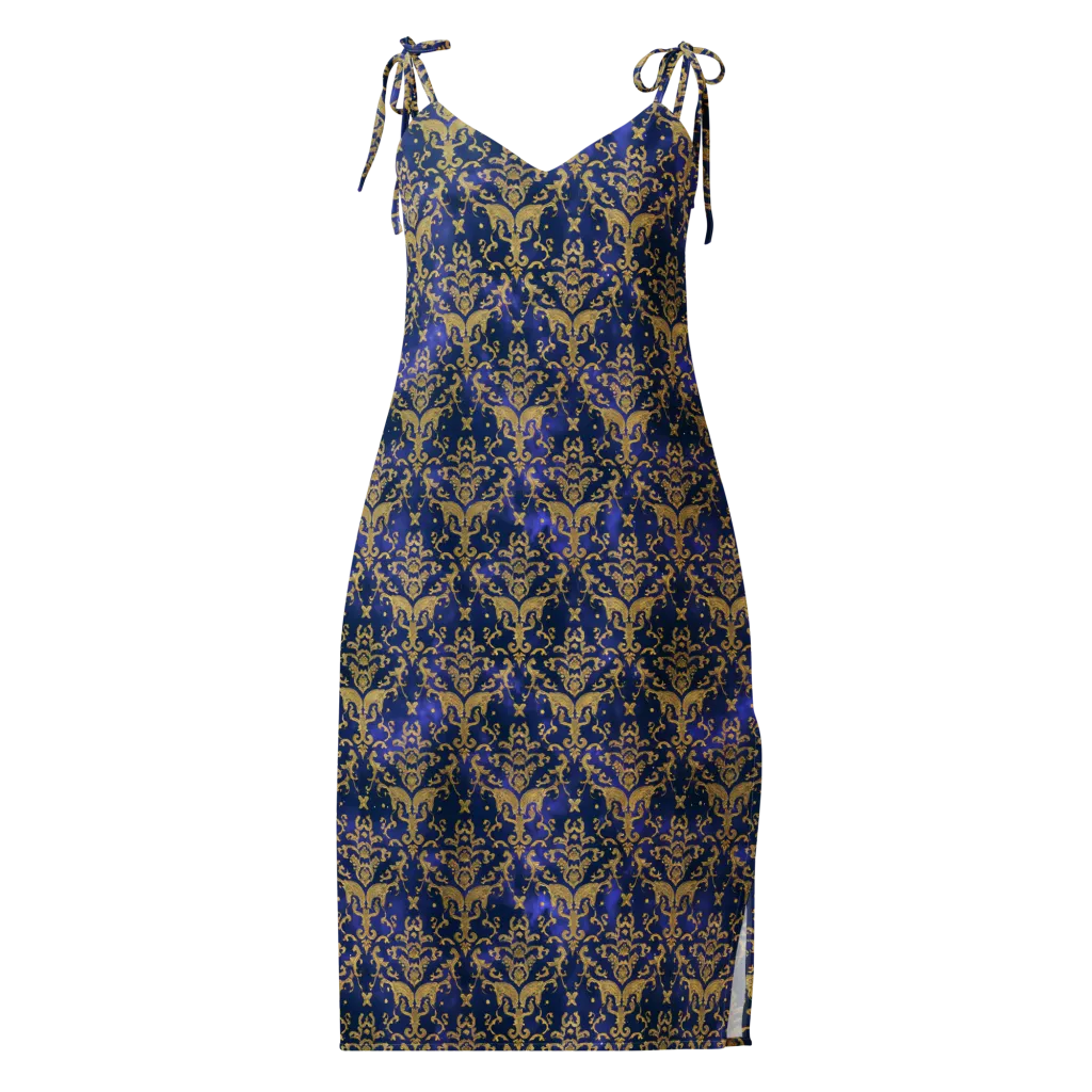 Royal Filigree on Slip Dress — Front
