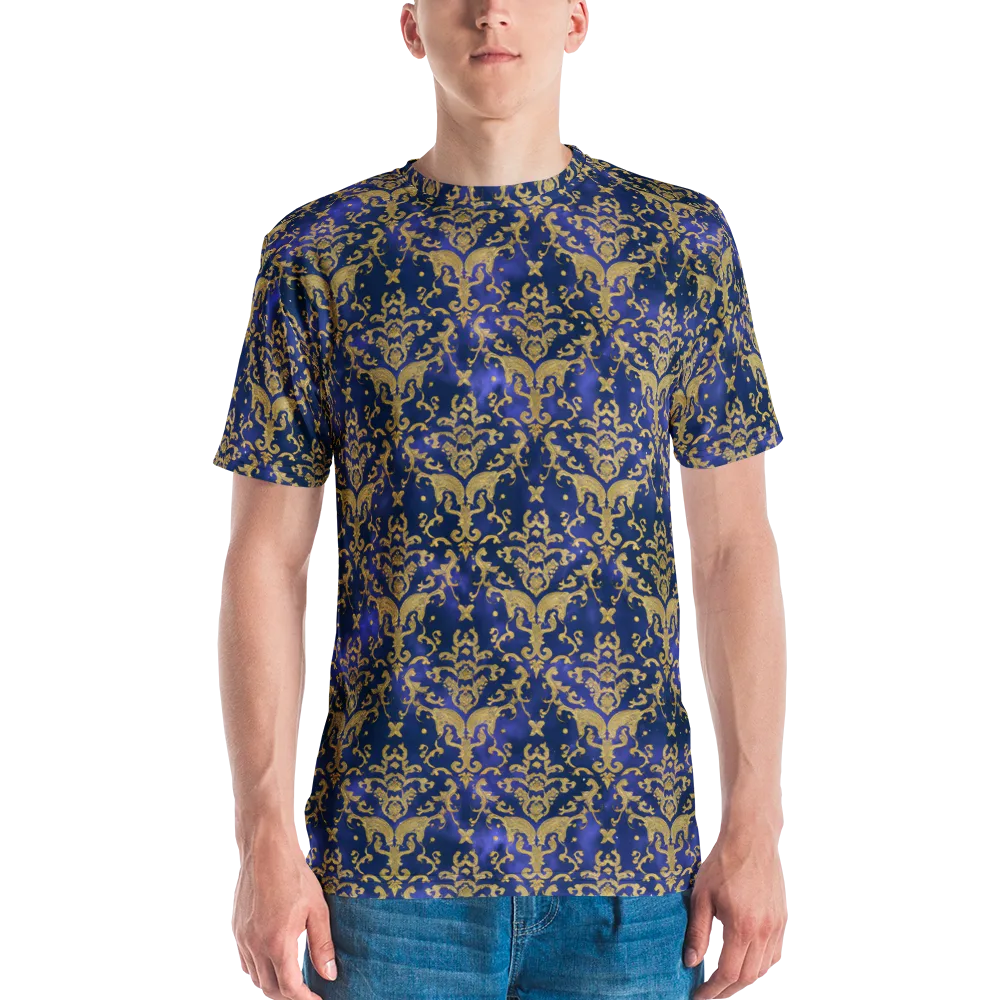 Royal Filigree on Men's Crew Neck T-Shirt — Front