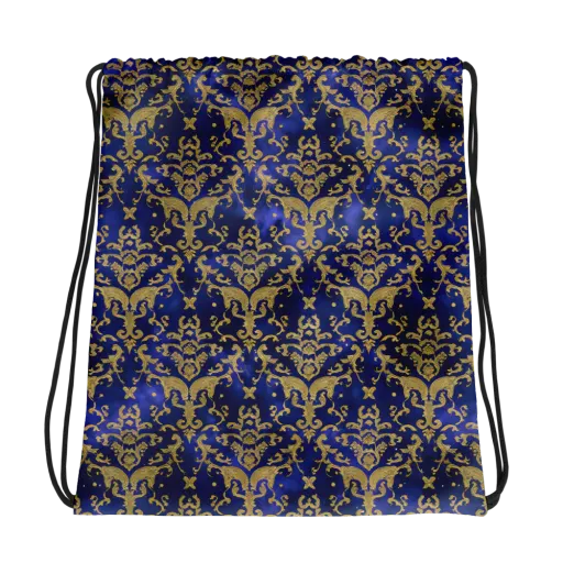 Royal Filigree on a Drawstring Bag