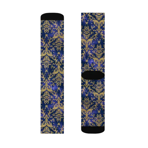 Royal Filigree on a Socks