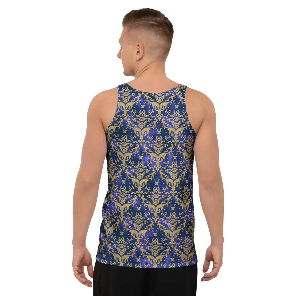 Royal Filigree on Men's Tank Top — Back