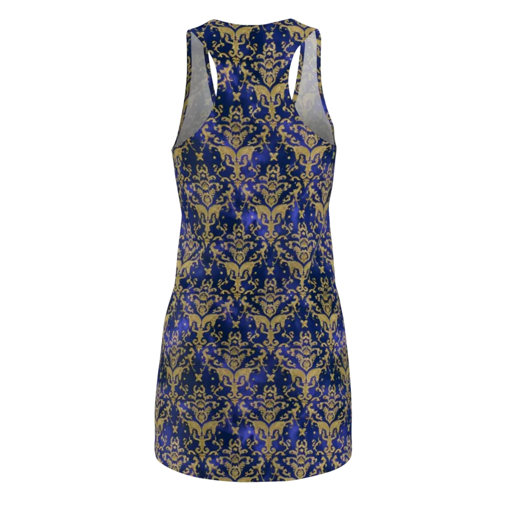Royal Filigree on Racerback Dress — Back