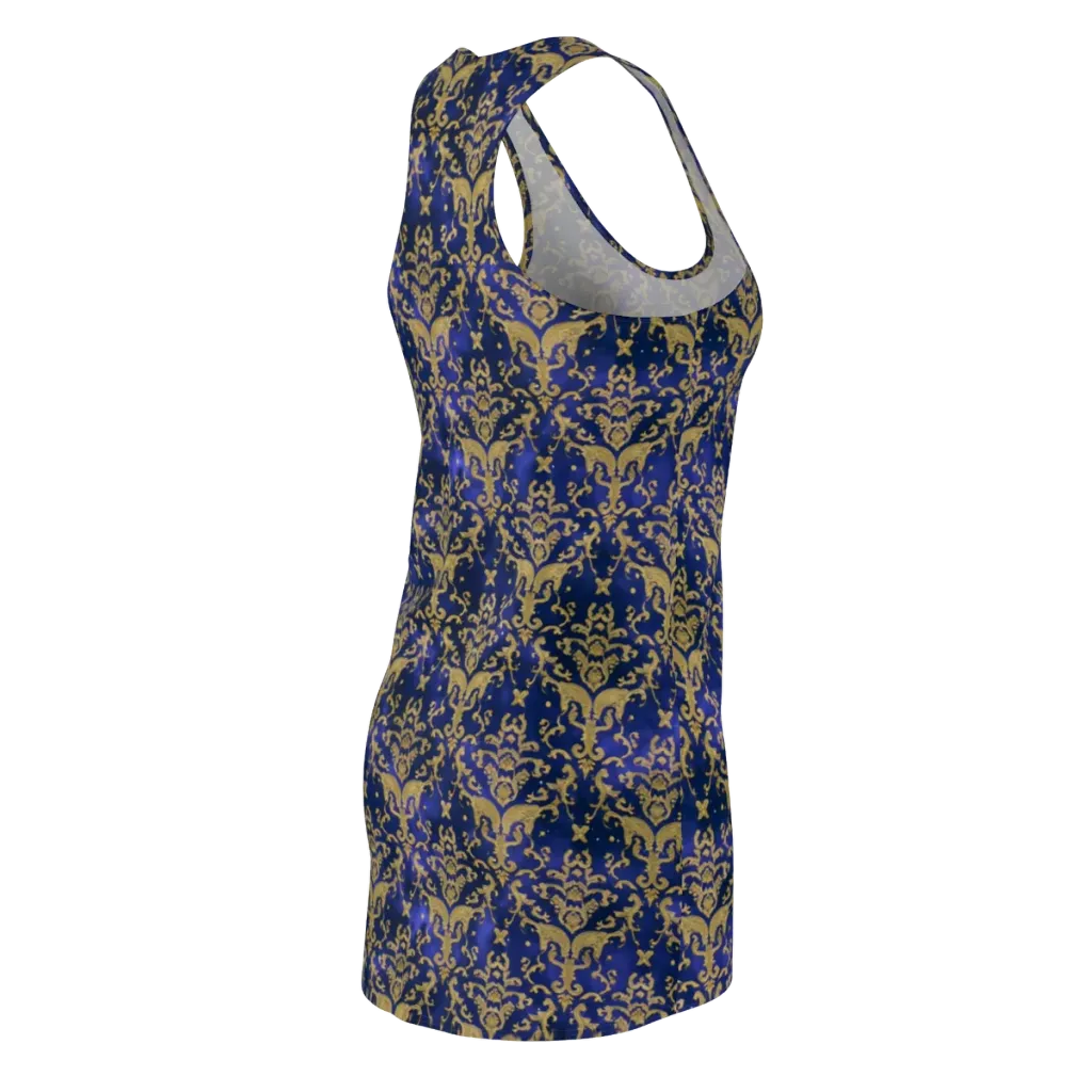 Royal Filigree on Racerback Dress — Back Side
