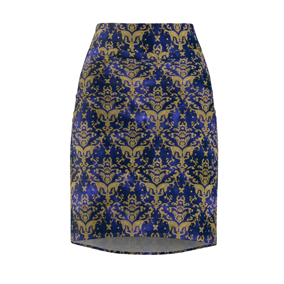 Royal Filigree on Pencil Skirt — Front