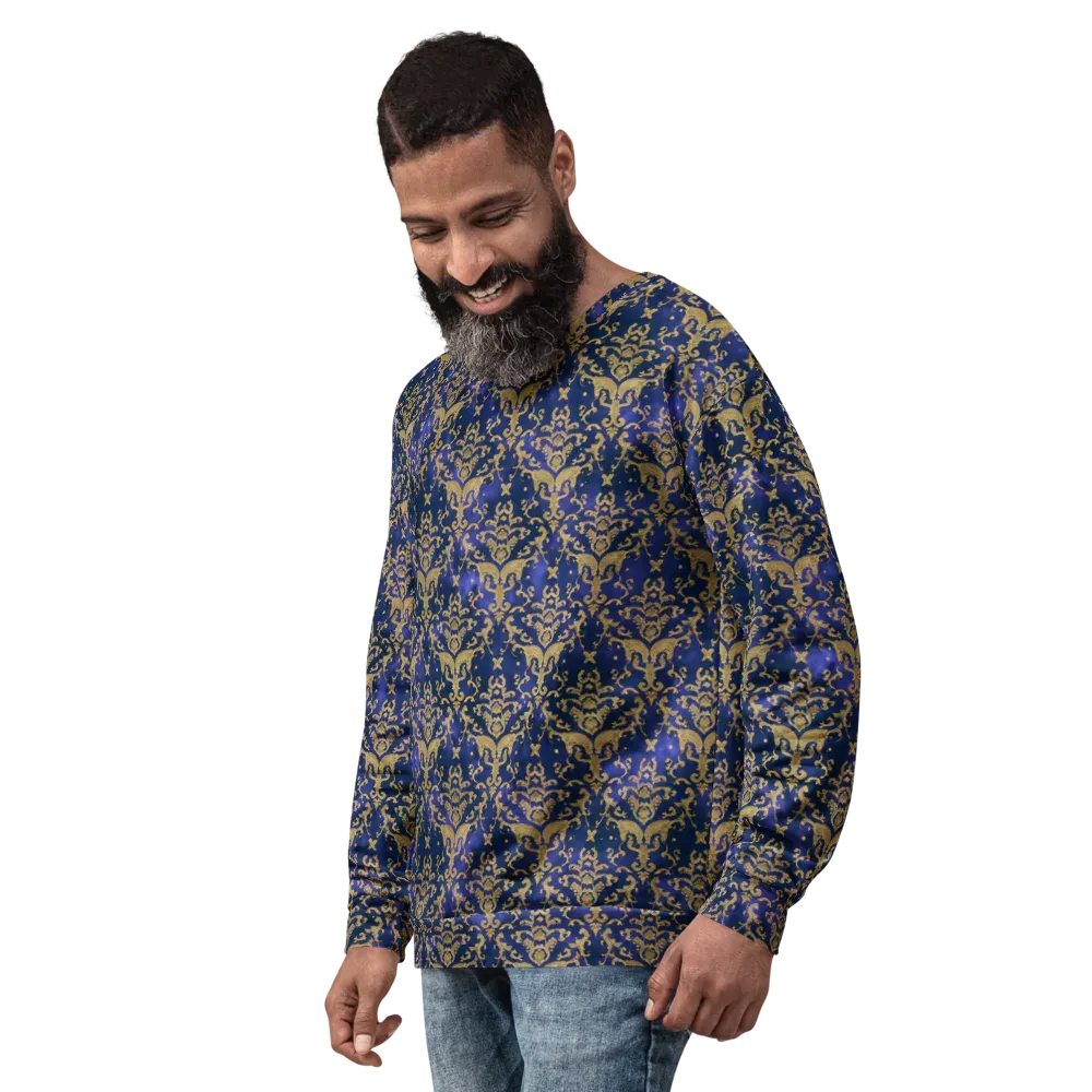 Royal Filigree on Sweatshirt — Left Front