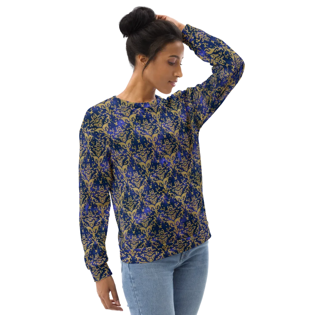 Royal Filigree on Sweatshirt — Right Front