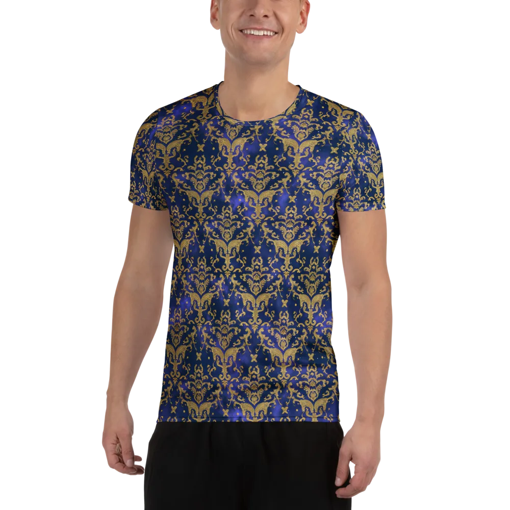 Royal Filigree on Men's Athletic T-Shirt — Front