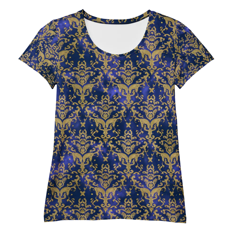 Royal Filigree on Women's Athletic T-Shirt — Front