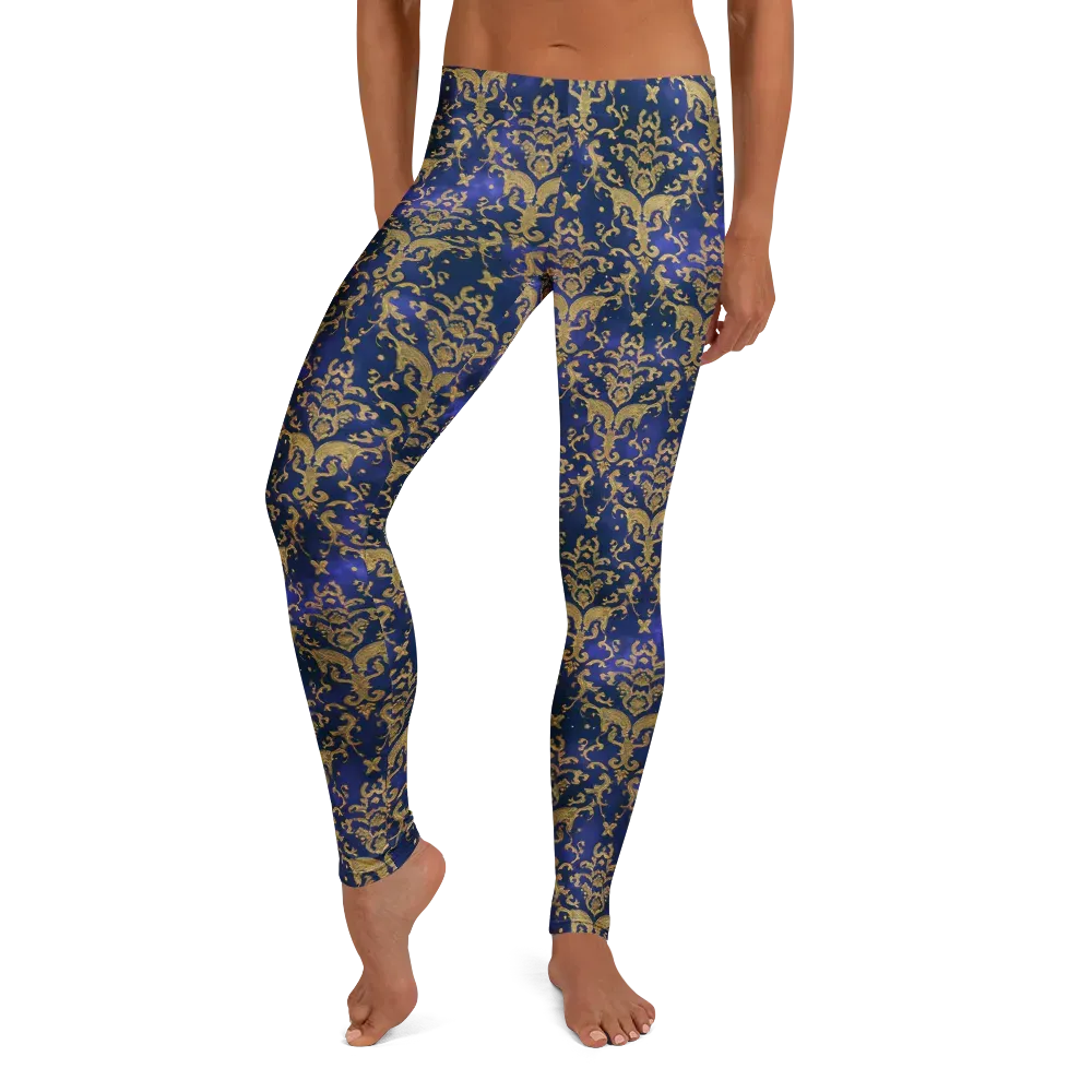 Royal Filigree on Leggings — Front
