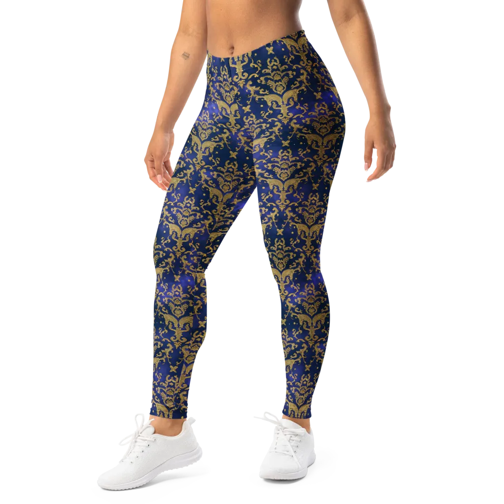 Royal Filigree on Leggings — Left Front
