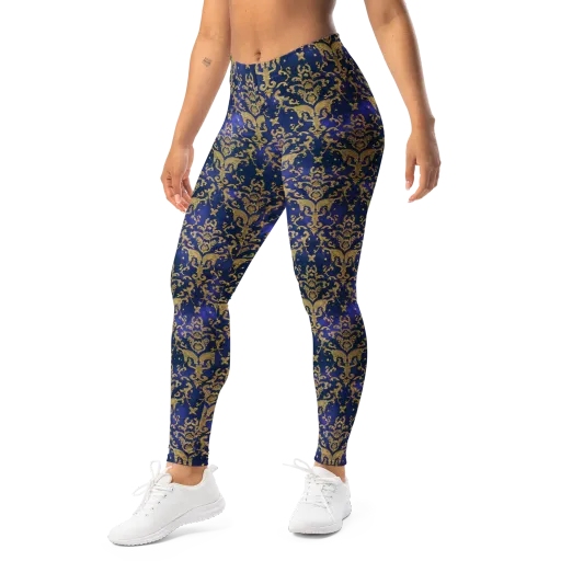 Royal Filigree on a Leggings