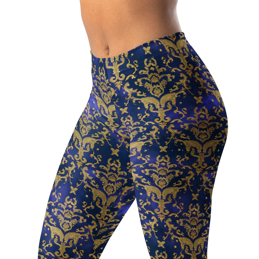 Royal Filigree on Leggings — Left Front