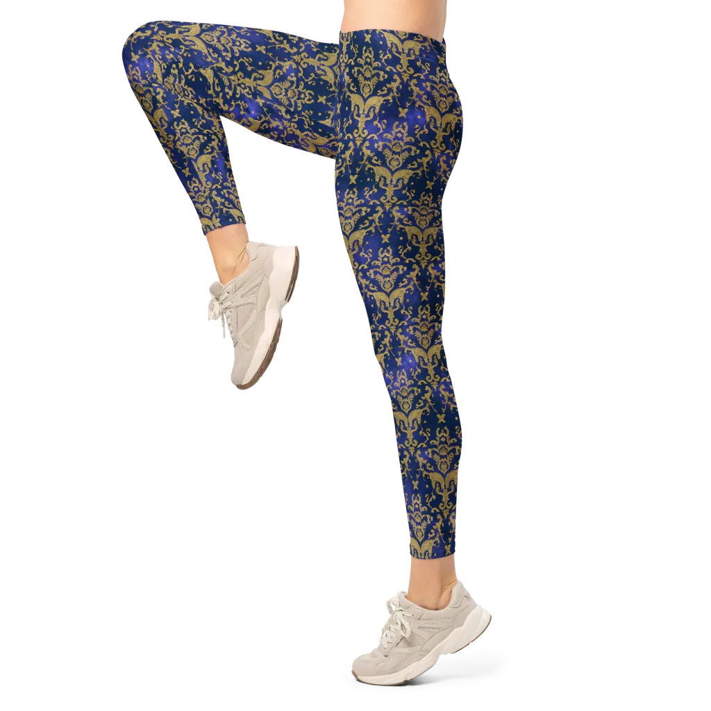 Royal Filigree on Leggings — Left