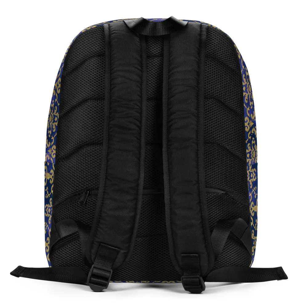 Royal Filigree on Minimalist Backpack — Back