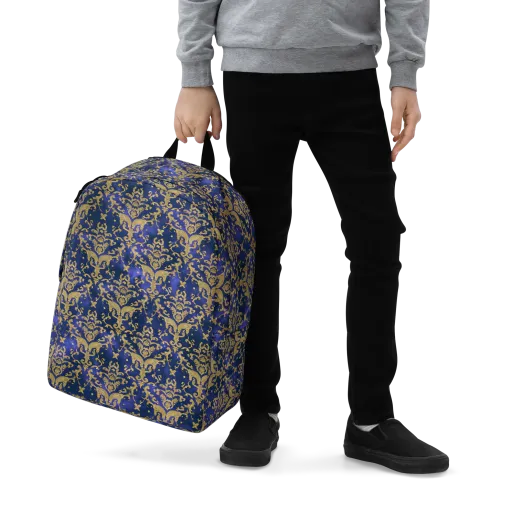Royal Filigree on a Minimalist Backpack