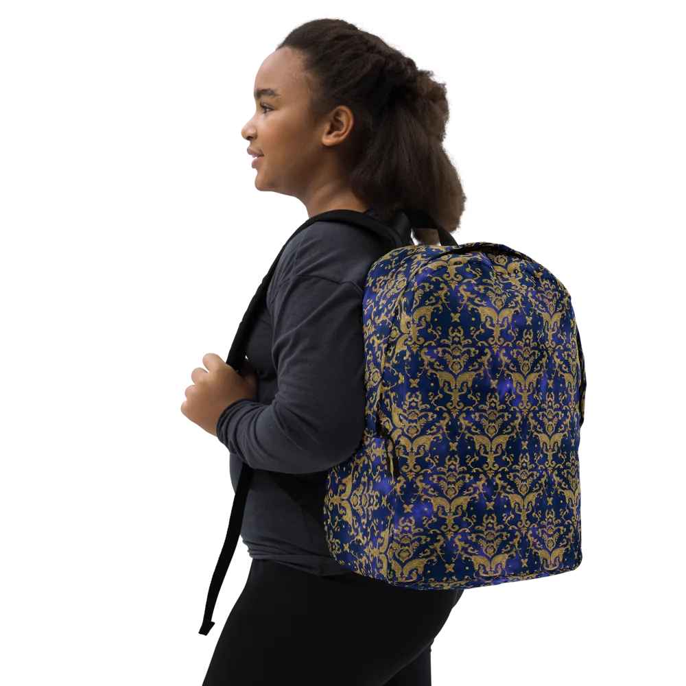 Royal Filigree on Minimalist Backpack — Right Front