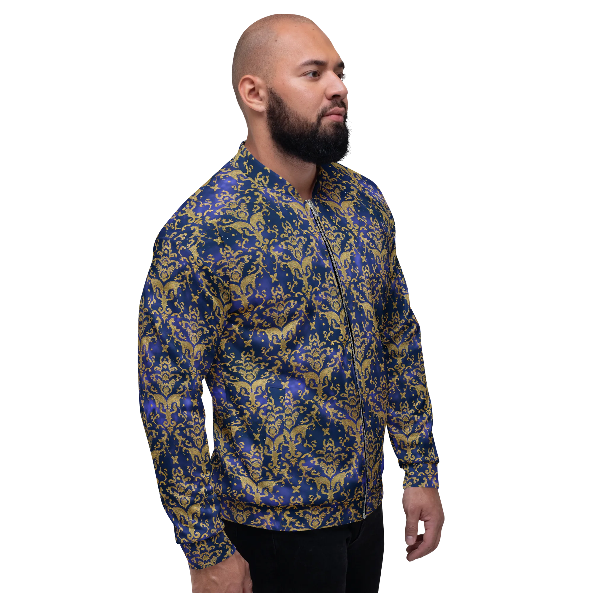Royal Filigree on Bomber Jacket — Right