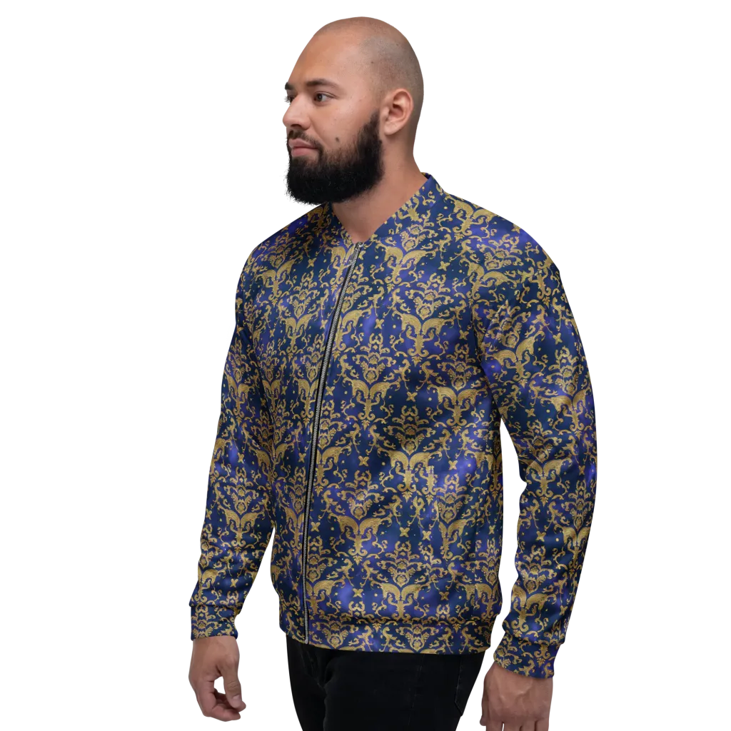 Royal Filigree on Bomber Jacket — Left