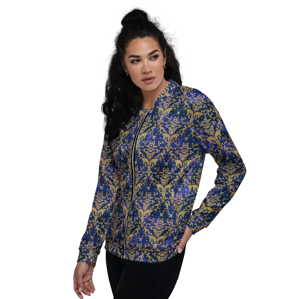 Royal Filigree on Bomber Jacket — Left