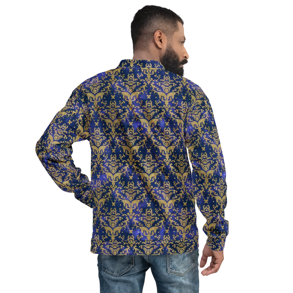 Royal Filigree on Bomber Jacket — Back