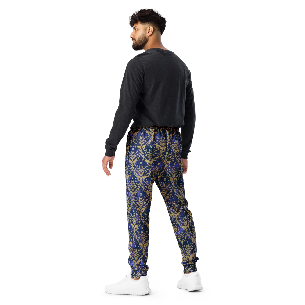 Royal Filigree on Men's Joggers — Back
