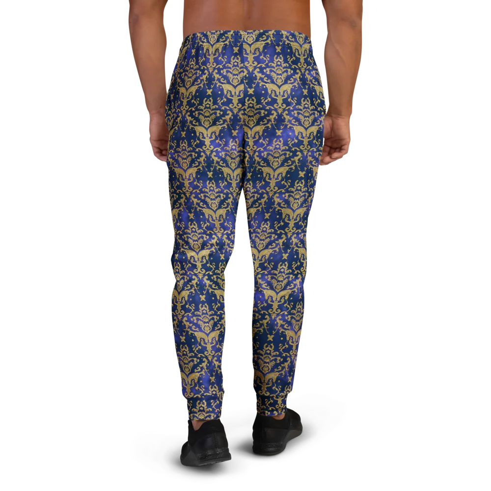 Royal Filigree on Men's Joggers — Back