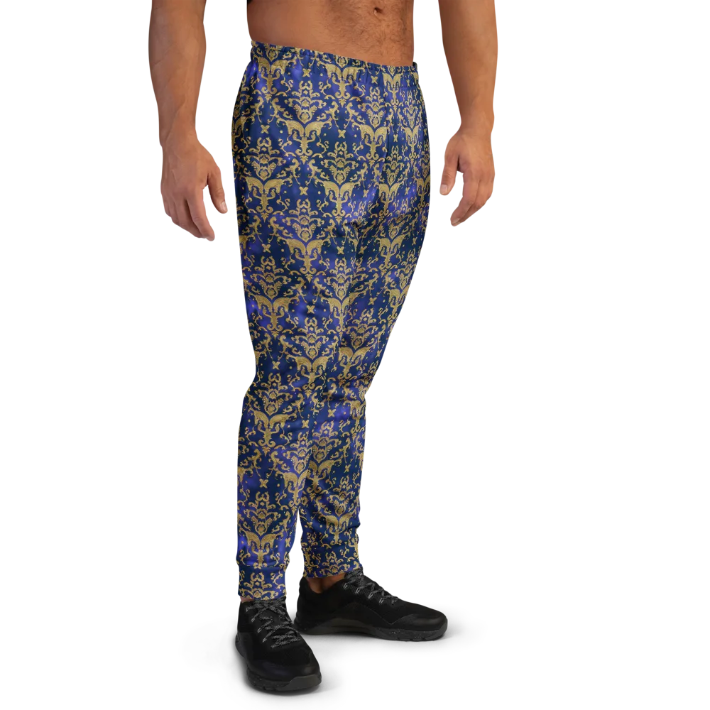 Royal Filigree on Men's Joggers — Right