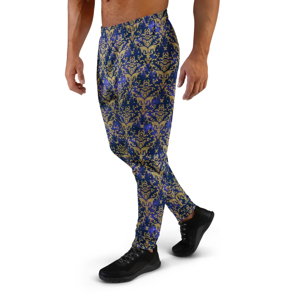 Royal Filigree on Men's Joggers — Left