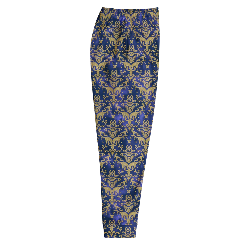 Royal Filigree on Men's Joggers — Right