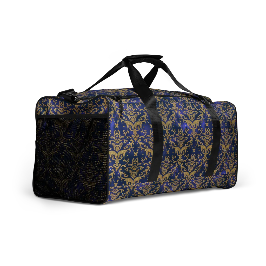 Royal Filigree on Duffle Bag — Right Front