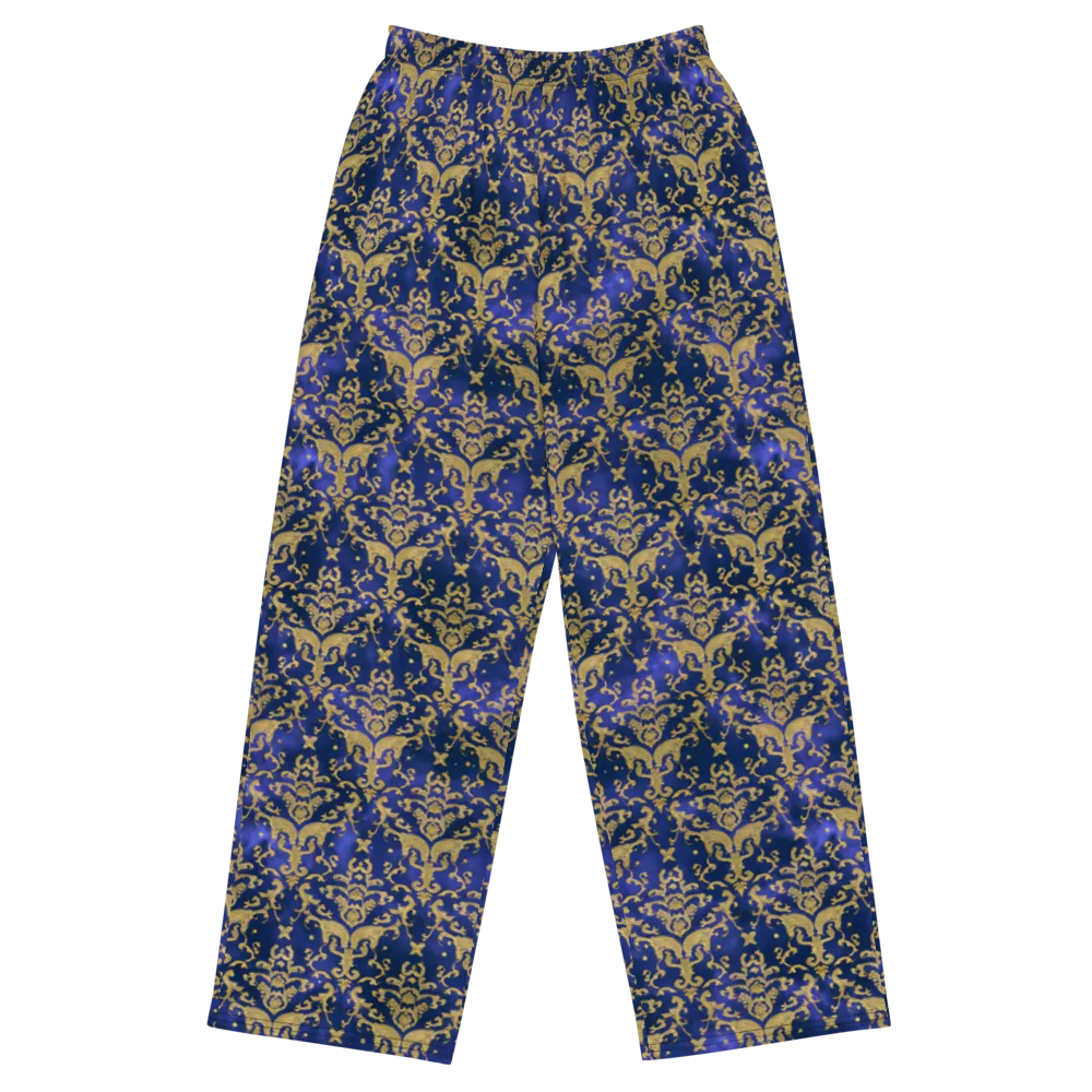 Royal Filigree on Wide-Leg Pants — Front