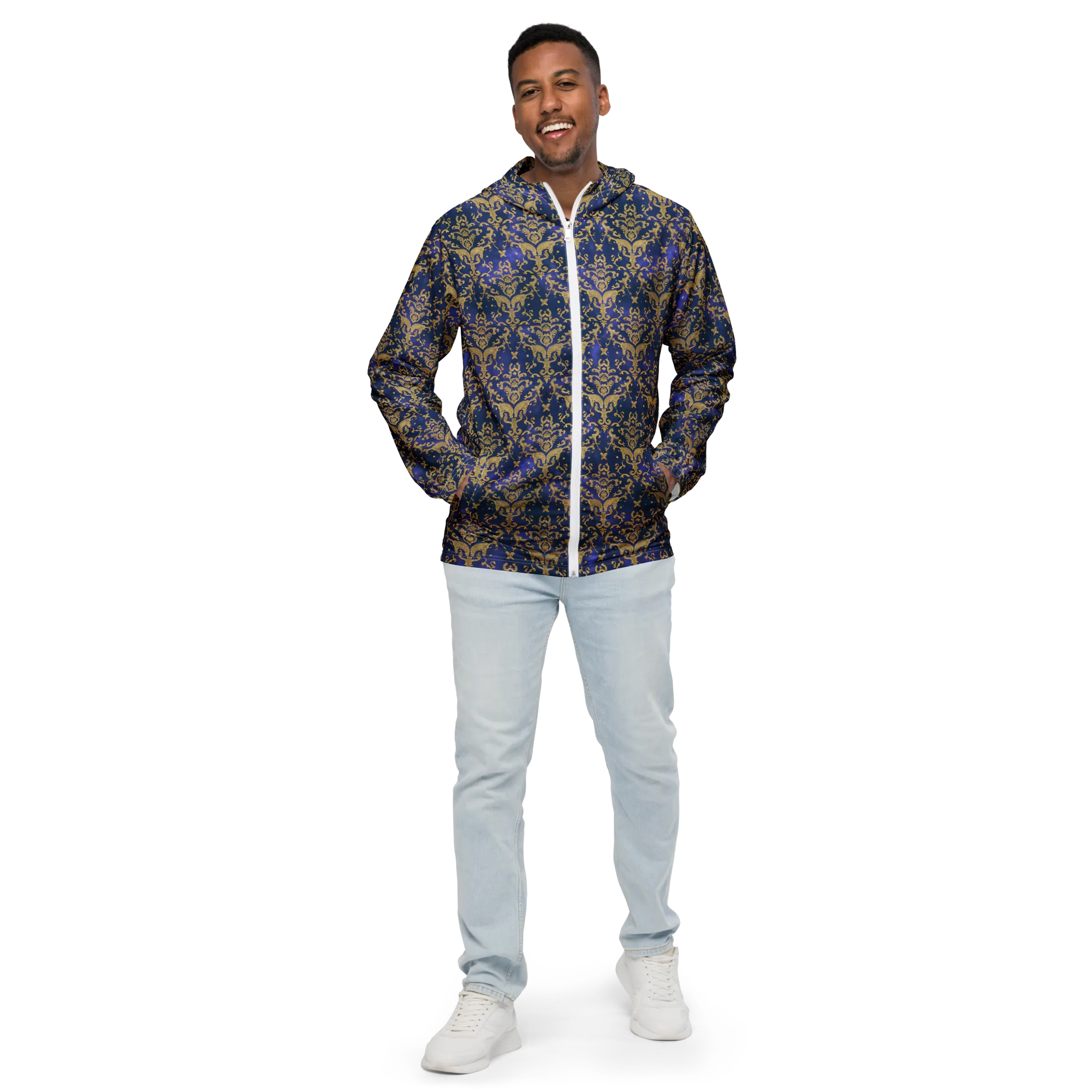 Royal Filigree on Men's Windbreaker — Front