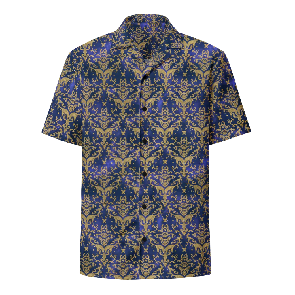 Royal Filigree on Button Shirt — Front