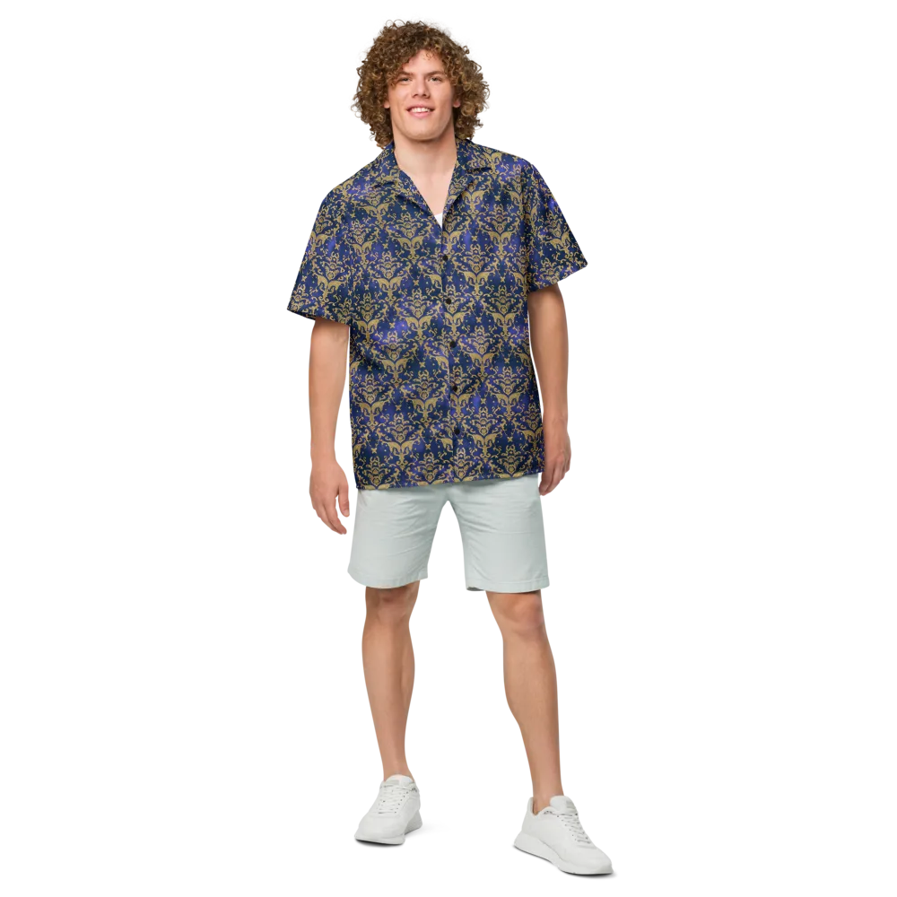 Royal Filigree on Button Shirt — Front
