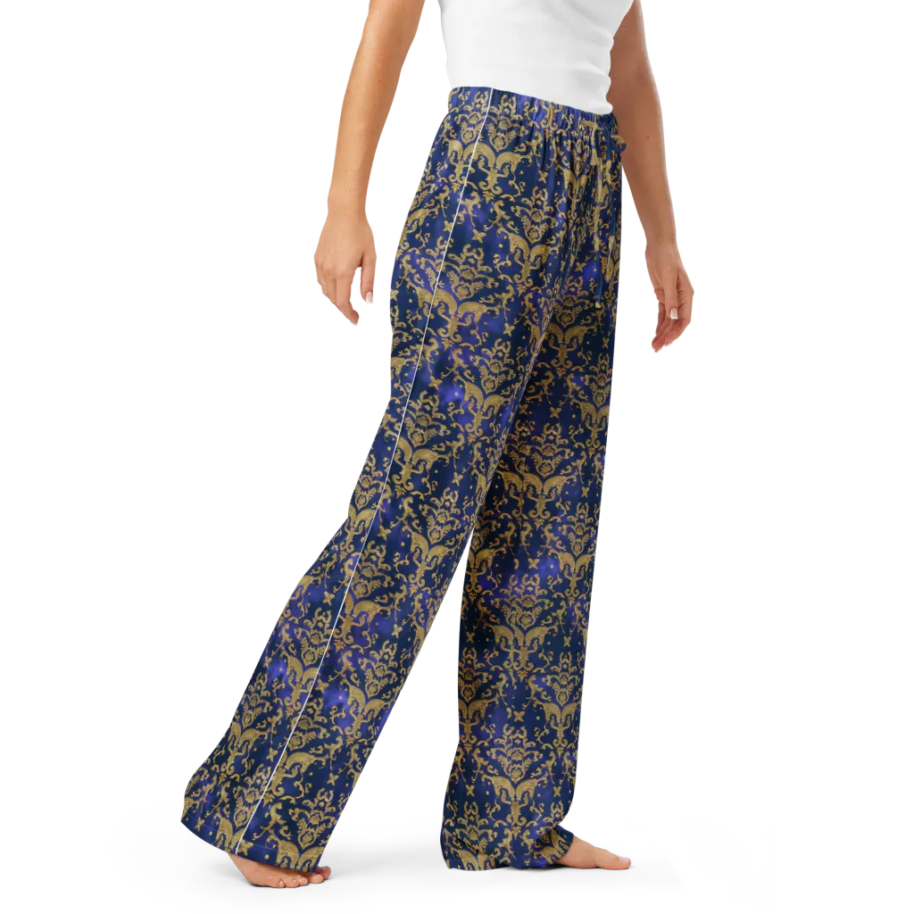 Royal Filigree on Women's Pajama Pants — Right Front