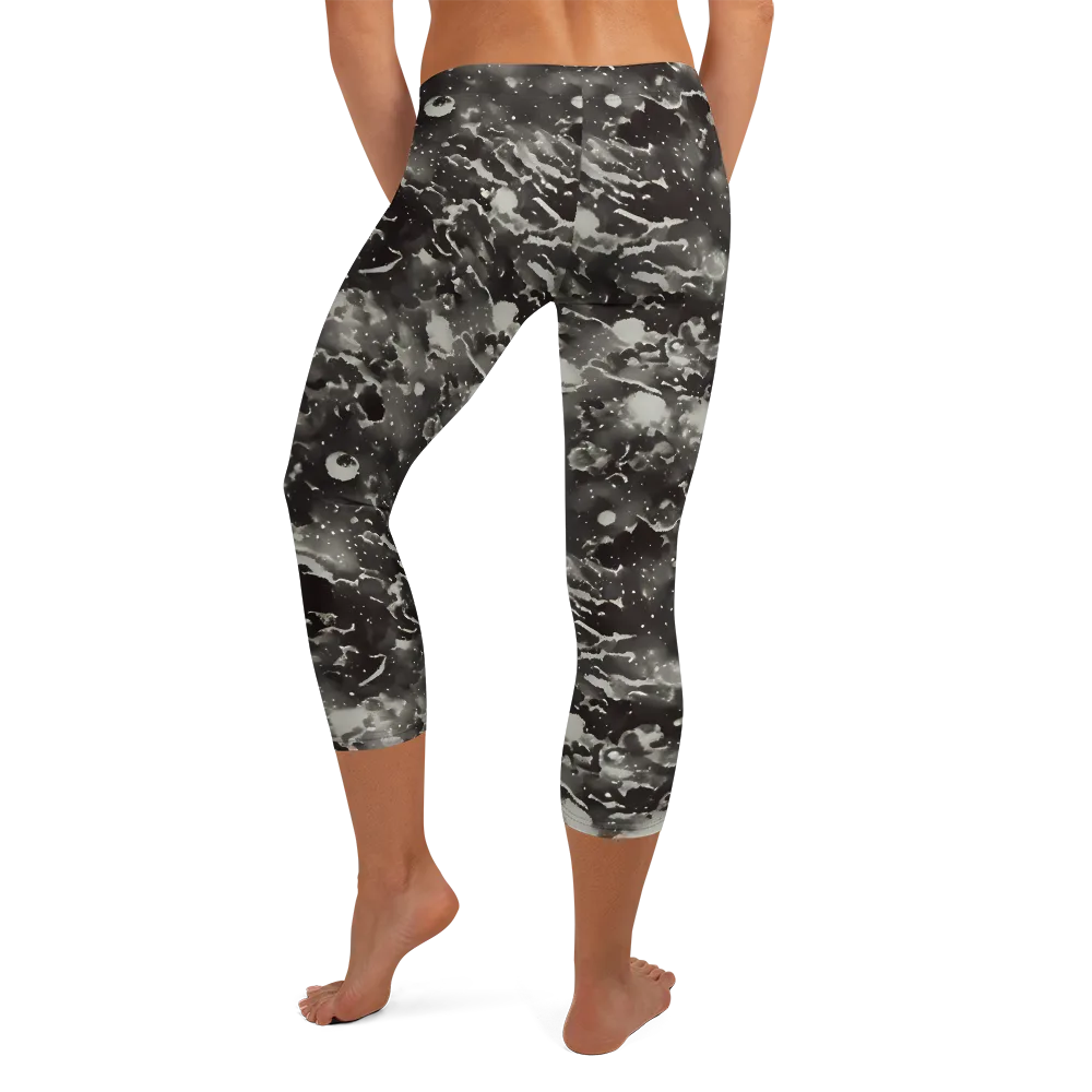 Obsidian Mist on Capri Leggings — Back