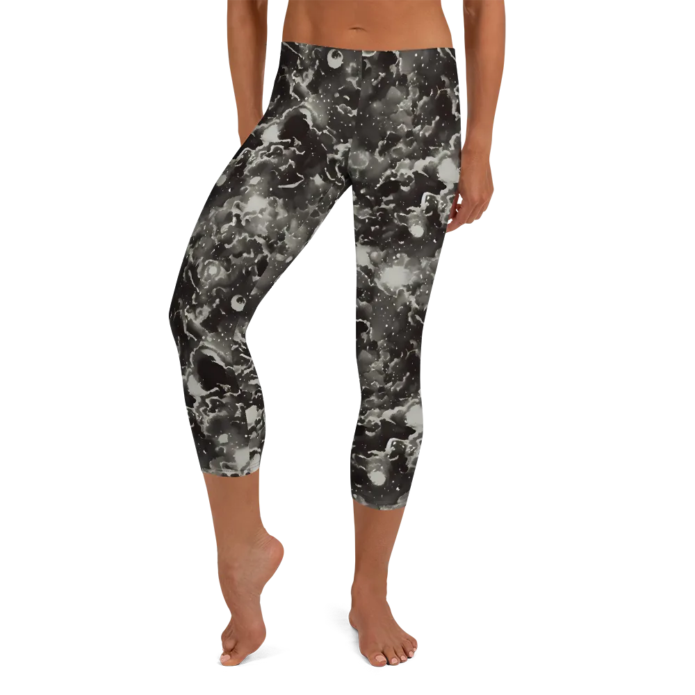 Obsidian Mist on Capri Leggings — Front