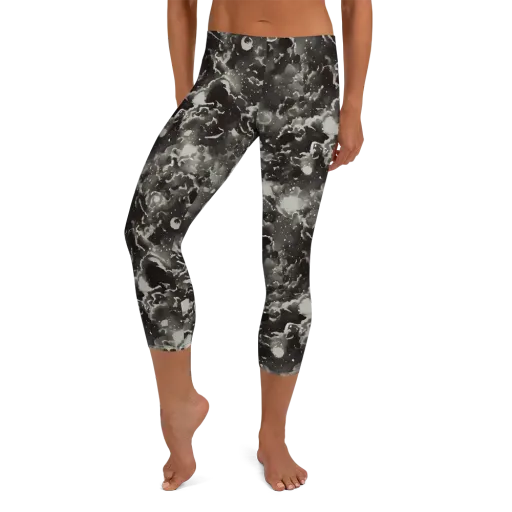 Obsidian Mist on a Capri Leggings