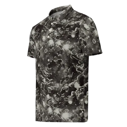 Obsidian Mist on a Men's Slim Fit Polo Shirt