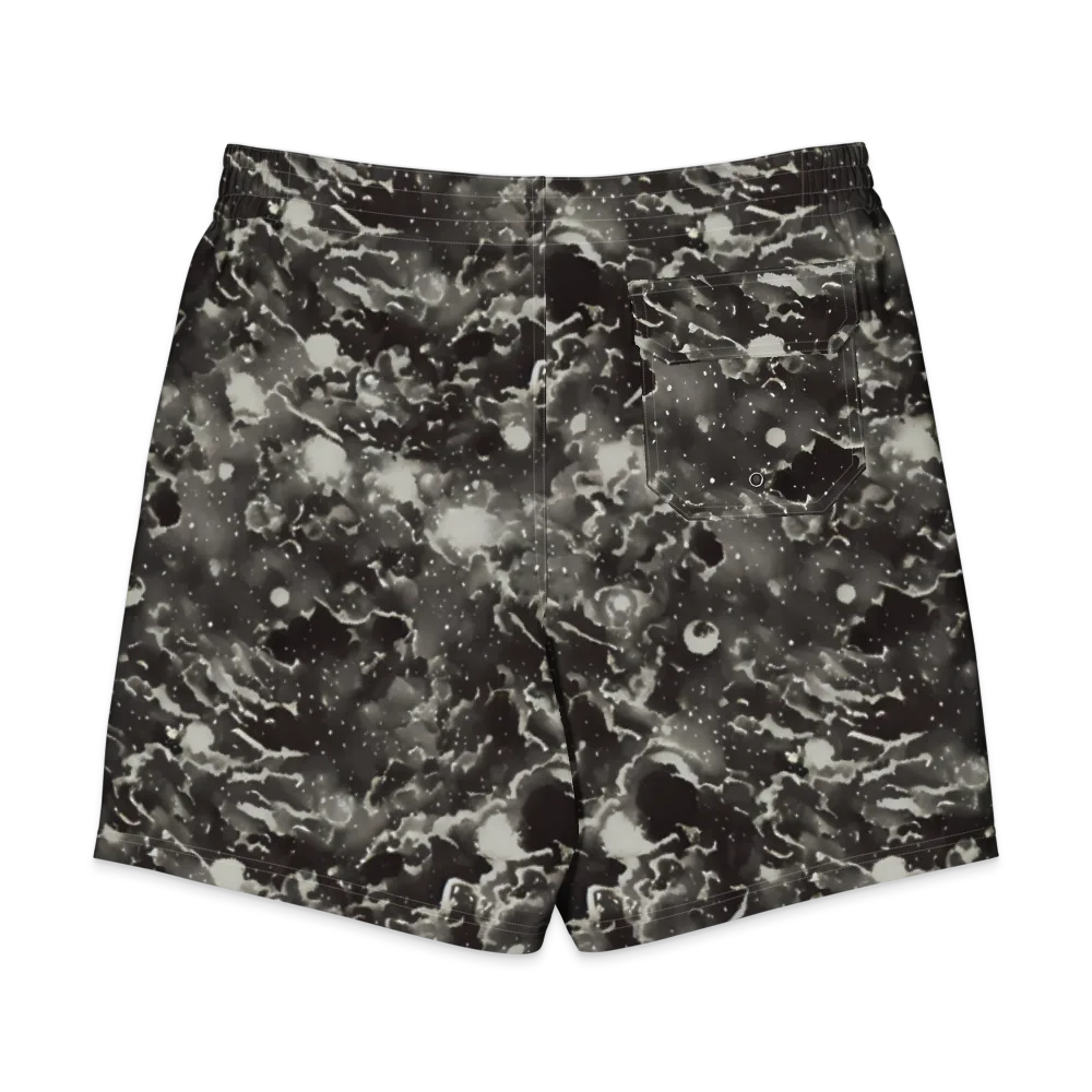 Obsidian Mist on Men's Board Shorts — Back