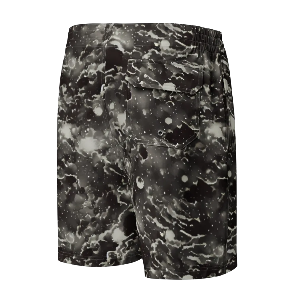Obsidian Mist on Men's Board Shorts — Back