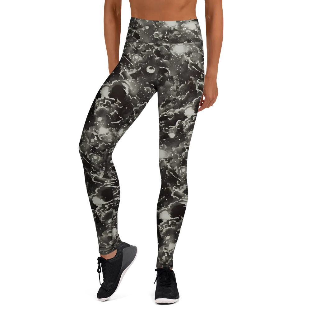 Obsidian Mist on Yoga Leggings — Front