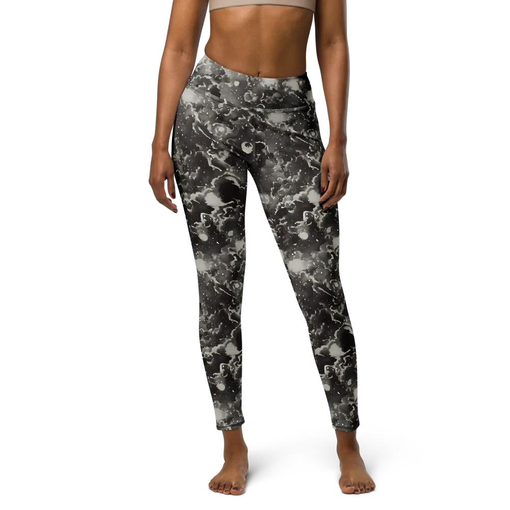 Obsidian Mist on Yoga Leggings — Front