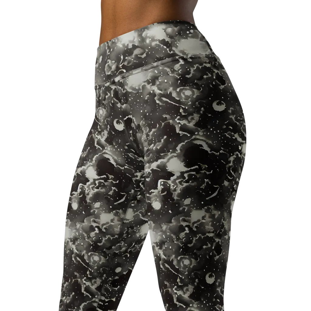 Obsidian Mist on Yoga Leggings — Left Front