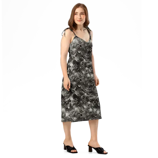 Obsidian Mist on a Slip Dress