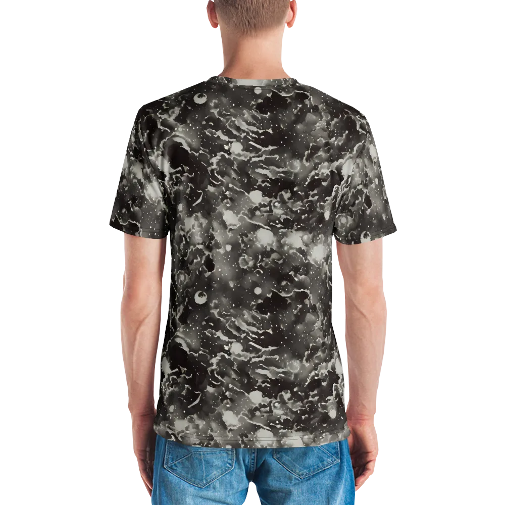 Obsidian Mist on Men's Crew Neck T-Shirt — Back