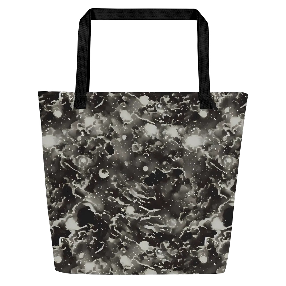 Obsidian Mist on Large Tote Bag W/ Pocket — Front