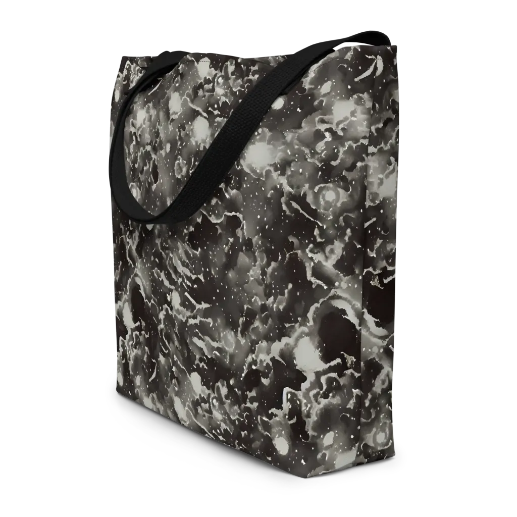 Obsidian Mist on Large Tote Bag W/ Pocket — Front