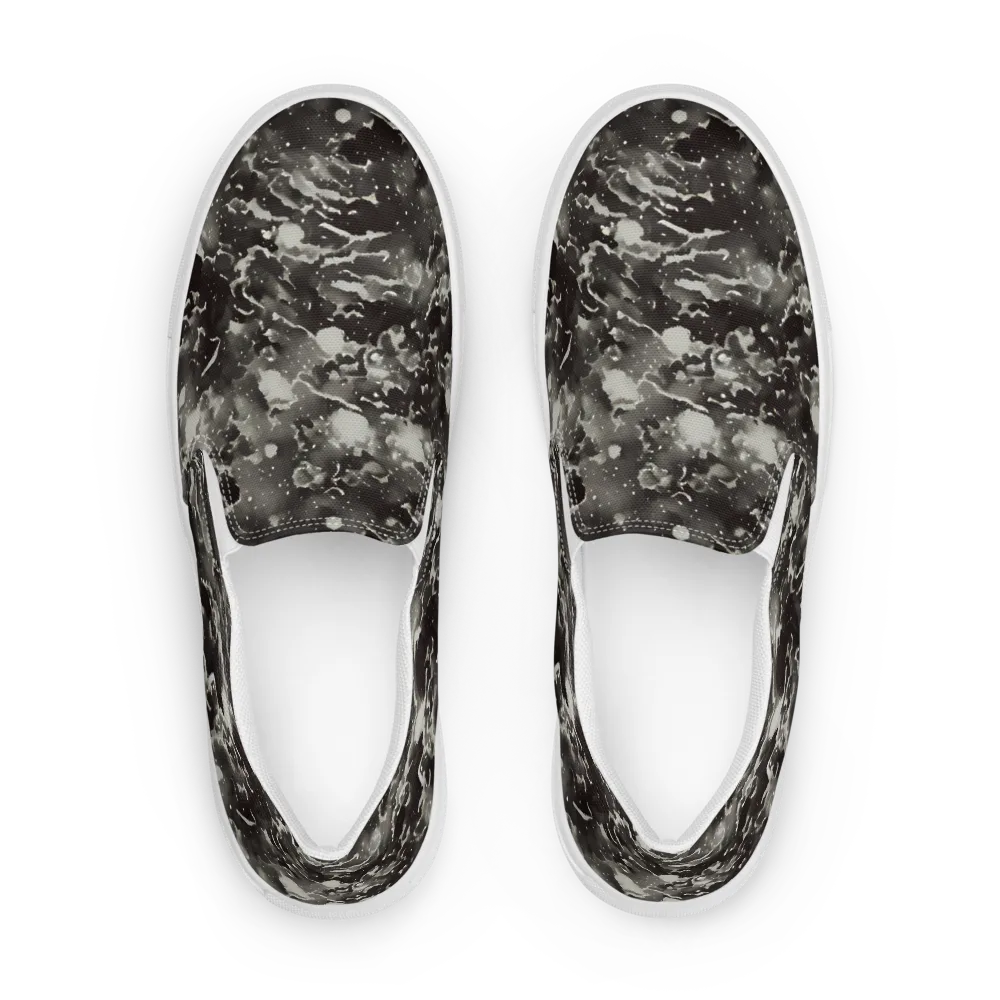 Obsidian Mist on Women's Slip-On Canvas Shoes — Front